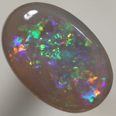 SOLID SEMI BLACK OPAL Bright sparkling fire